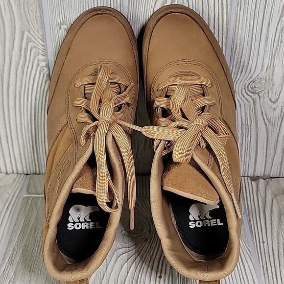 Sorel Evie Sport Lace Up Wedge Sneaker Boots Womens Size 5 New In Box - Picture 8 of 14